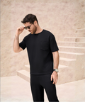 Conjunto Hombre Negro en Galleta M-862
