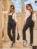 Overol M-553 Tela Denim Color Grafito Vintage